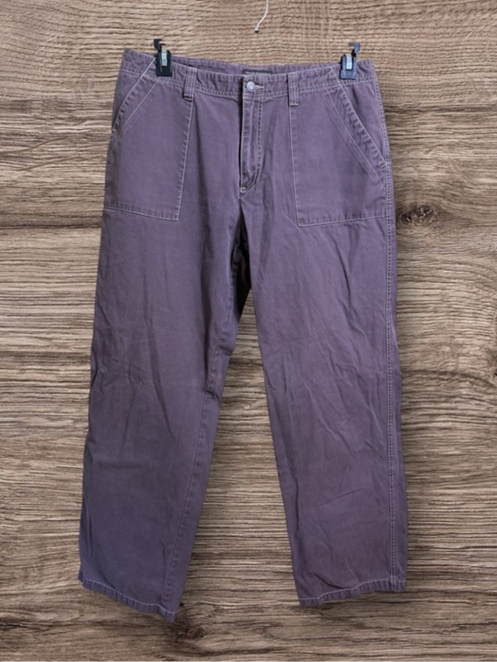 Royal Robbins brown cotton straight leg pants. Size 14.